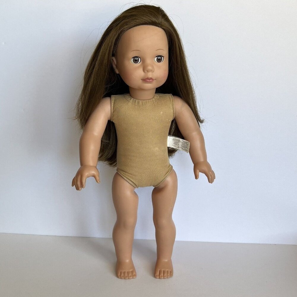 Gotz Puppe 18" Precious Day Elizabeth Doll Brown Sleepy Eyes RETIRED